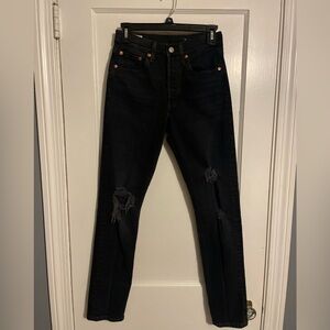 Levi's Premium Women's Black Straight Leg Jeans Size 0